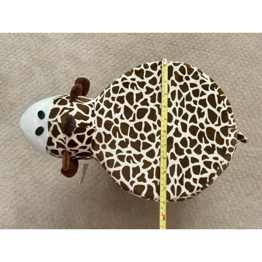GIRAFFE 3D Padded Soft Animal Shape Brown Child Kids Seat Foot Stool (NWT)